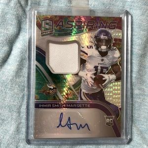 Vikings signed rated rookie prizm card 16/75